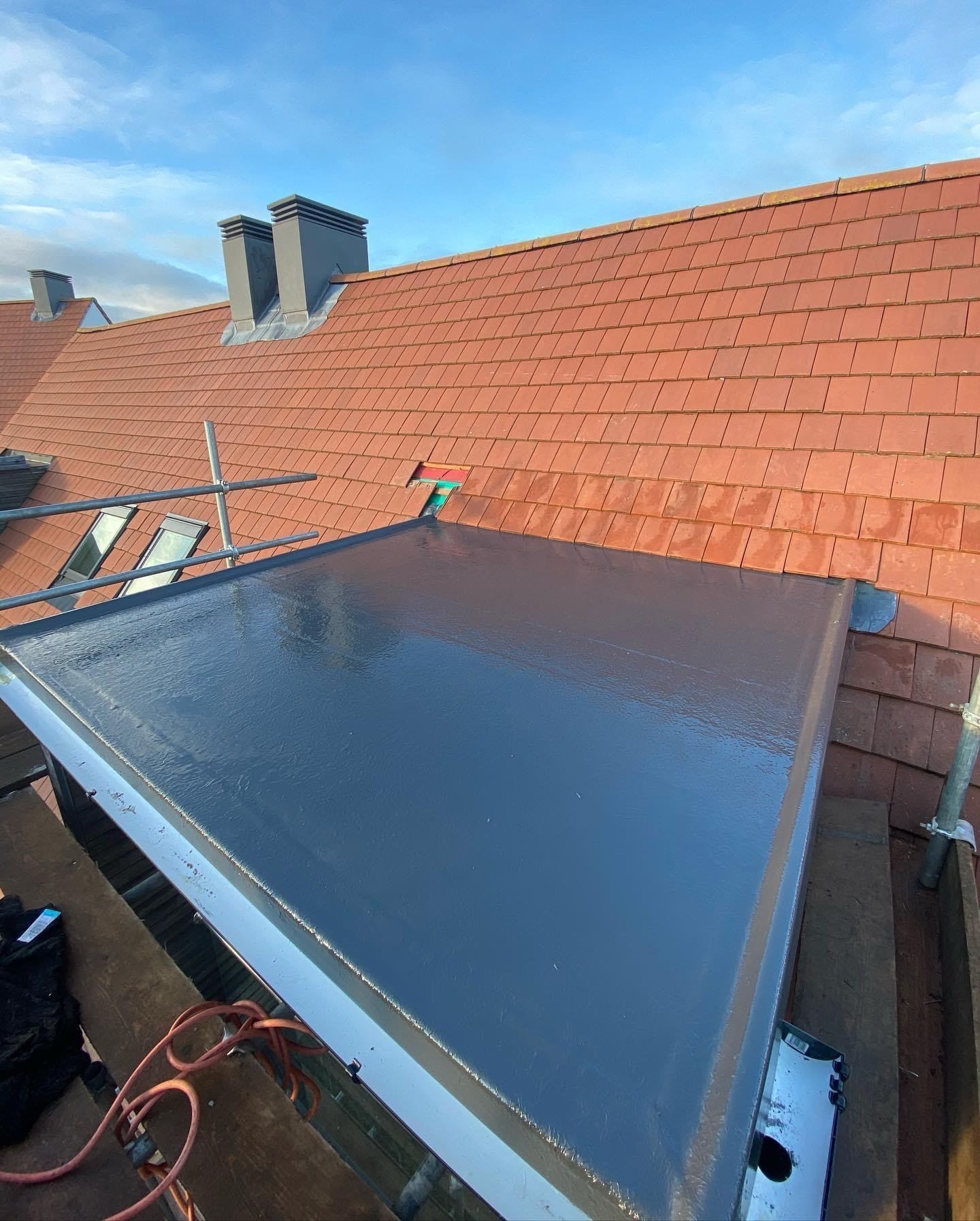 GRP flat roof by JDL Roofing