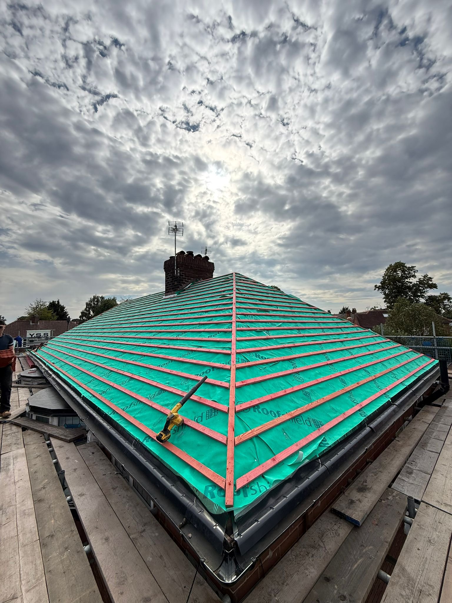 Hunters Way roof replacement: during view 1 of 4