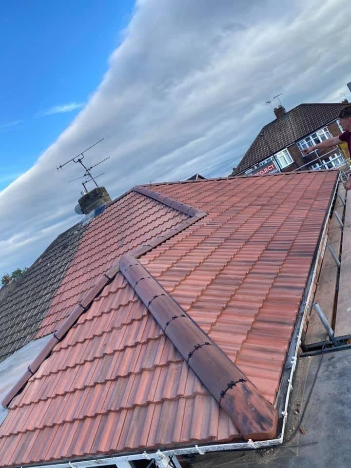 Completed tiled roof inspected by JDL Roofing